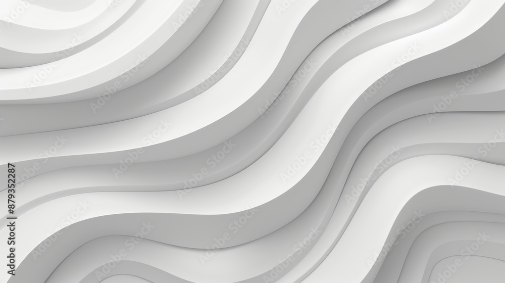 Poster create modern, minimalist white background with smooth lines for any project. ideal for technology, 