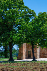 Old agricultural farm in Emilia-Romagna, Italy, with its ancient building.