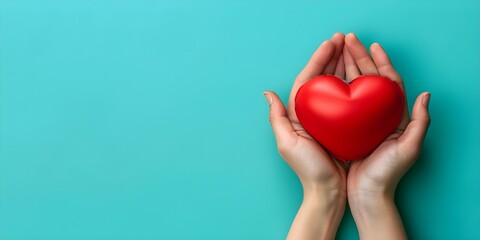 Design for National Donor Day greeting card banner with a festive background. Concept National Donor Day, Greeting Card, Banner, Festive Background, Design