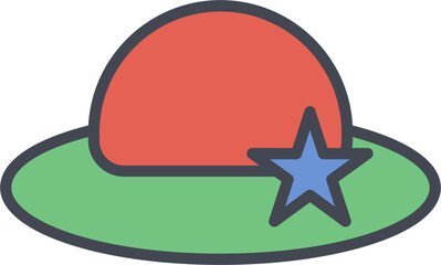 Women's Hat Vector Icon