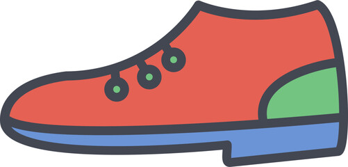 Casual Shoes Vector Icon