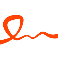 Ribbon For World Blood Cancer Day