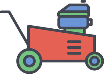 Lawn Mower Vector Icon