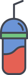 Chocolate Shake Vector Icon