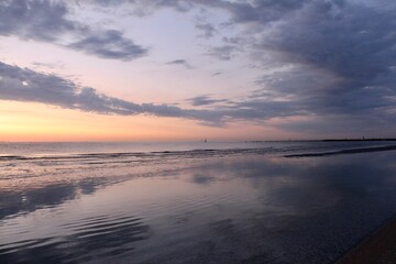 sunrise over the sea