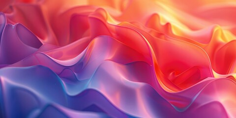Obraz premium Abstract Colorful Liquid Waves