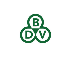 BDV Logo design vector template