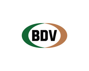BDV Logo design vector template