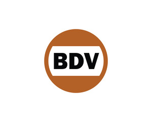 BDV Logo design vector template