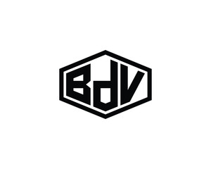 BDV Logo design vector template