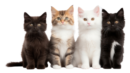 PNG Kitten sitting mammal animal.