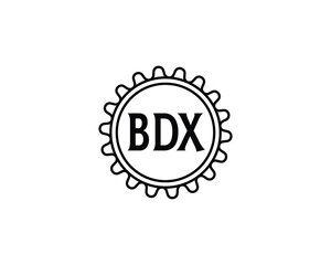 BDX Logo design vector template. BDX Logo design.