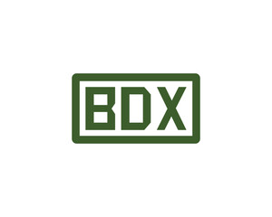 BDX Logo design vector template. BDX Logo design.
