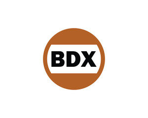 BDX Logo design vector template. BDX Logo design.