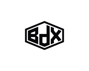 BDX Logo design vector template. BDX Logo design.