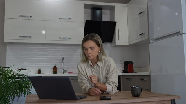 Female count on the kitchen.