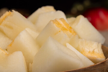 fresh melon cooked for nutrition