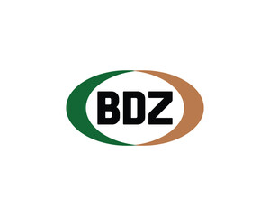 BDZ logo design vector template. BDZ logo design.