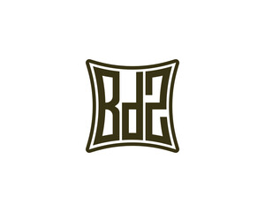 BDZ logo design vector template. BDZ logo design.