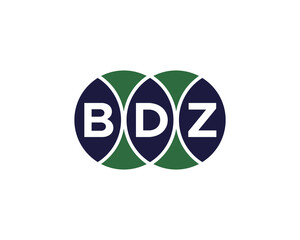 BDZ logo design vector template. BDZ logo design.