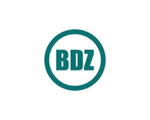 BDZ logo design vector template. BDZ logo design.