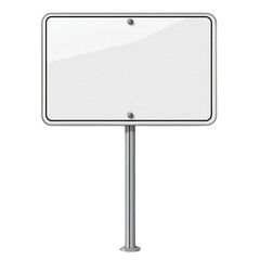 A white street sign direction sign element