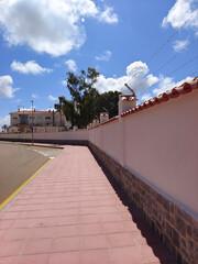 Houses in the street