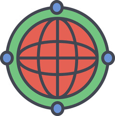 Worldwide Web Vector Icon