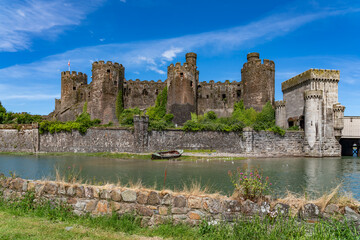 High Tide at Conwy Castle, North wales