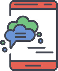 Conversation Vector Icon