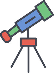 Telescope Vector Icon