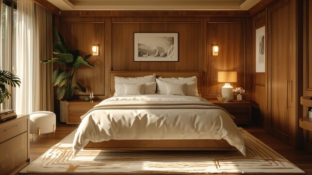 A meticulously organized series of hospitality industry advertisements showcasing luxurious accommodations and amenities.