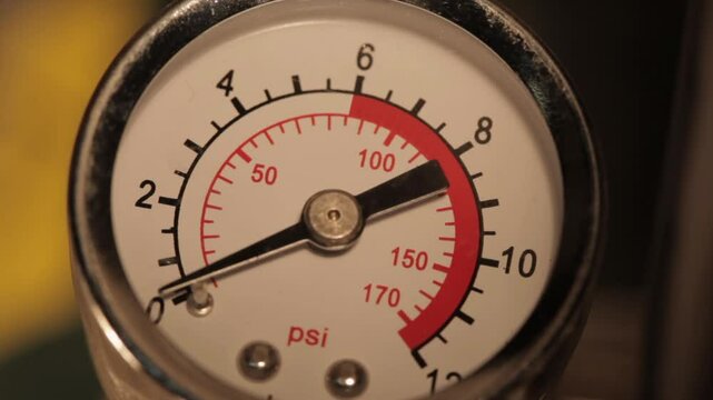Pressure Rises on Manometer