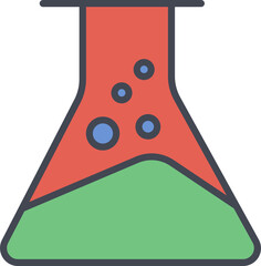 Chemical Flask Vector Icon