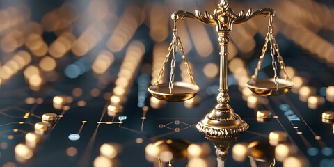 Securely Transferring Digital Assets with Legal Compliance Platforms. Concept Digital Asset Security, Legal Compliance, Secure Transfers, Technology Solutions, Data Protection