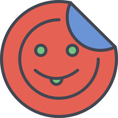 Sticker Vector Icon