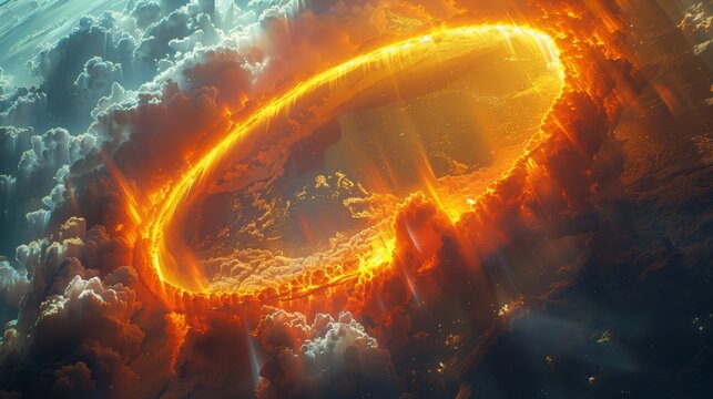 Fire rainbow