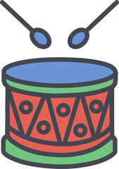 Drums Vector Icon