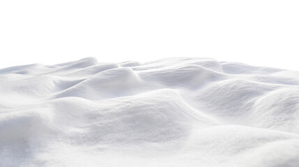 A white snow covered hill with a few small snow patches