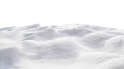 A white snow covered hill with a few small snow patches