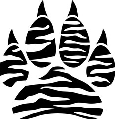 Tiger Paw Print