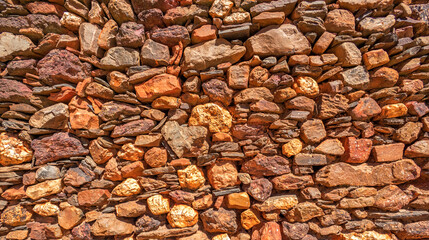Natural Stone Wall Textured Background Design