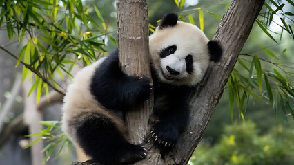 Giant panda cub wallpaper