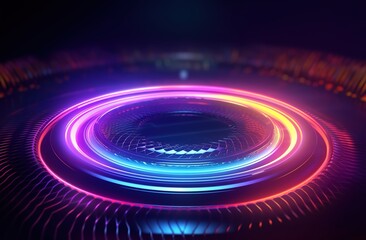 Obraz premium abstract background with circles