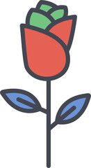 Roses Vector Icon