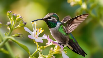 Fototapeta premium Hummingbird wallpaper