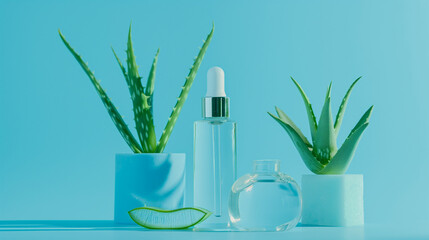 aloe vera plant and candles