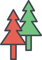 Pine Tree Vector Icon