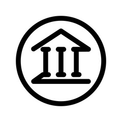 Bank icon template