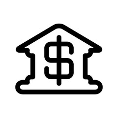 Bank icon template